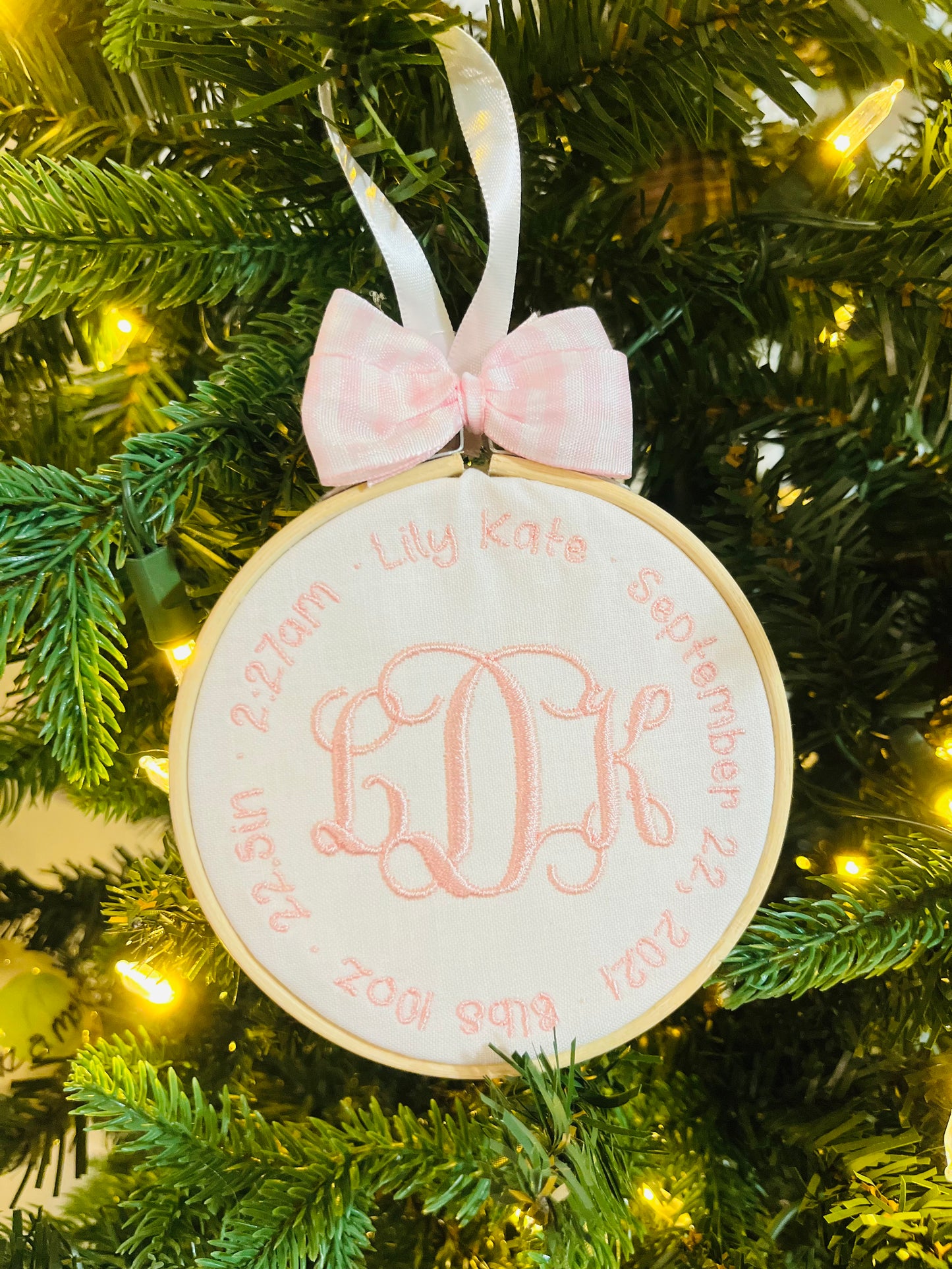 Girl Keepsake Christmas Ornament