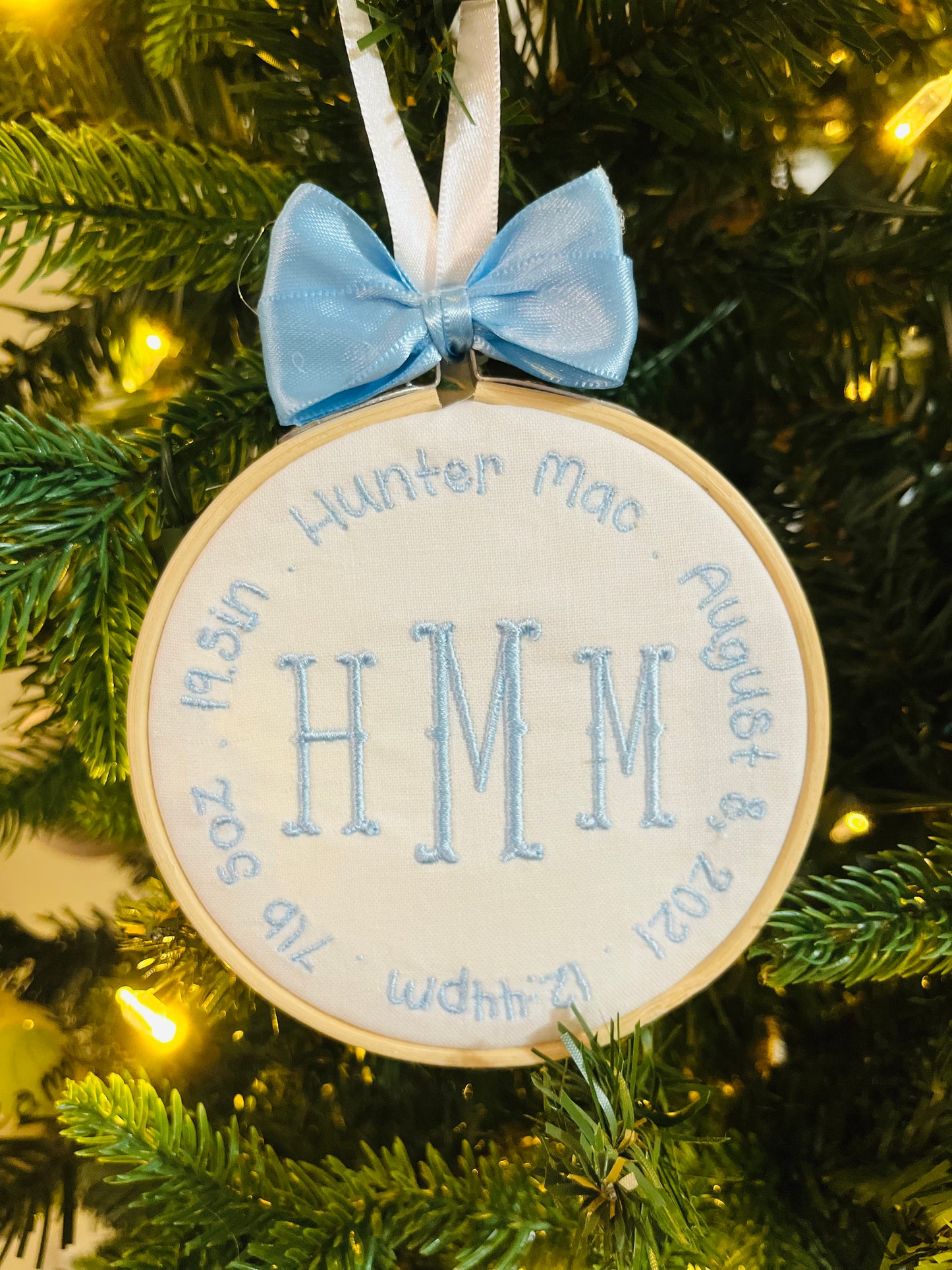 Boy Keepsake Christmas Ornament
