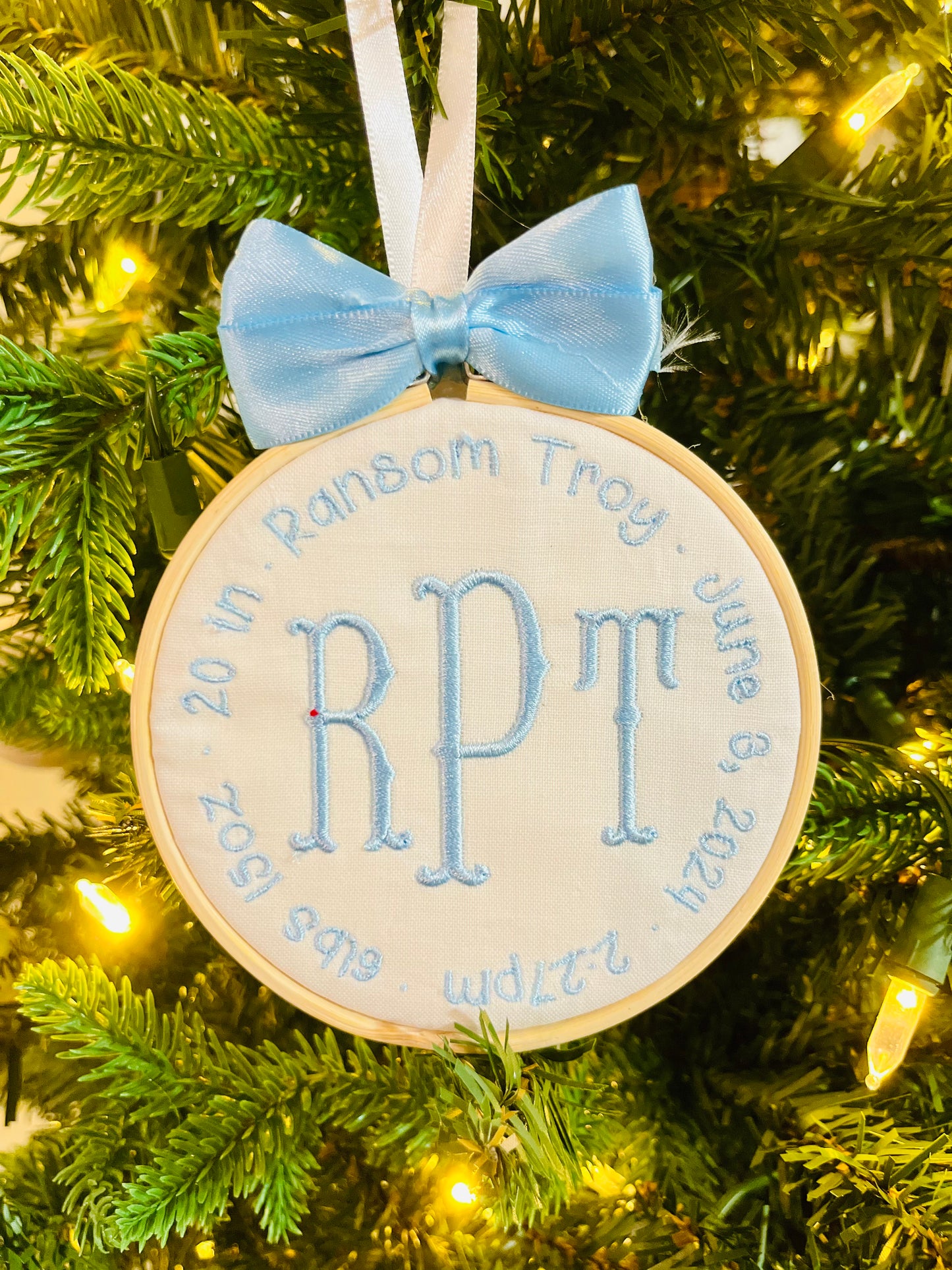 Boy Keepsake Christmas Ornament