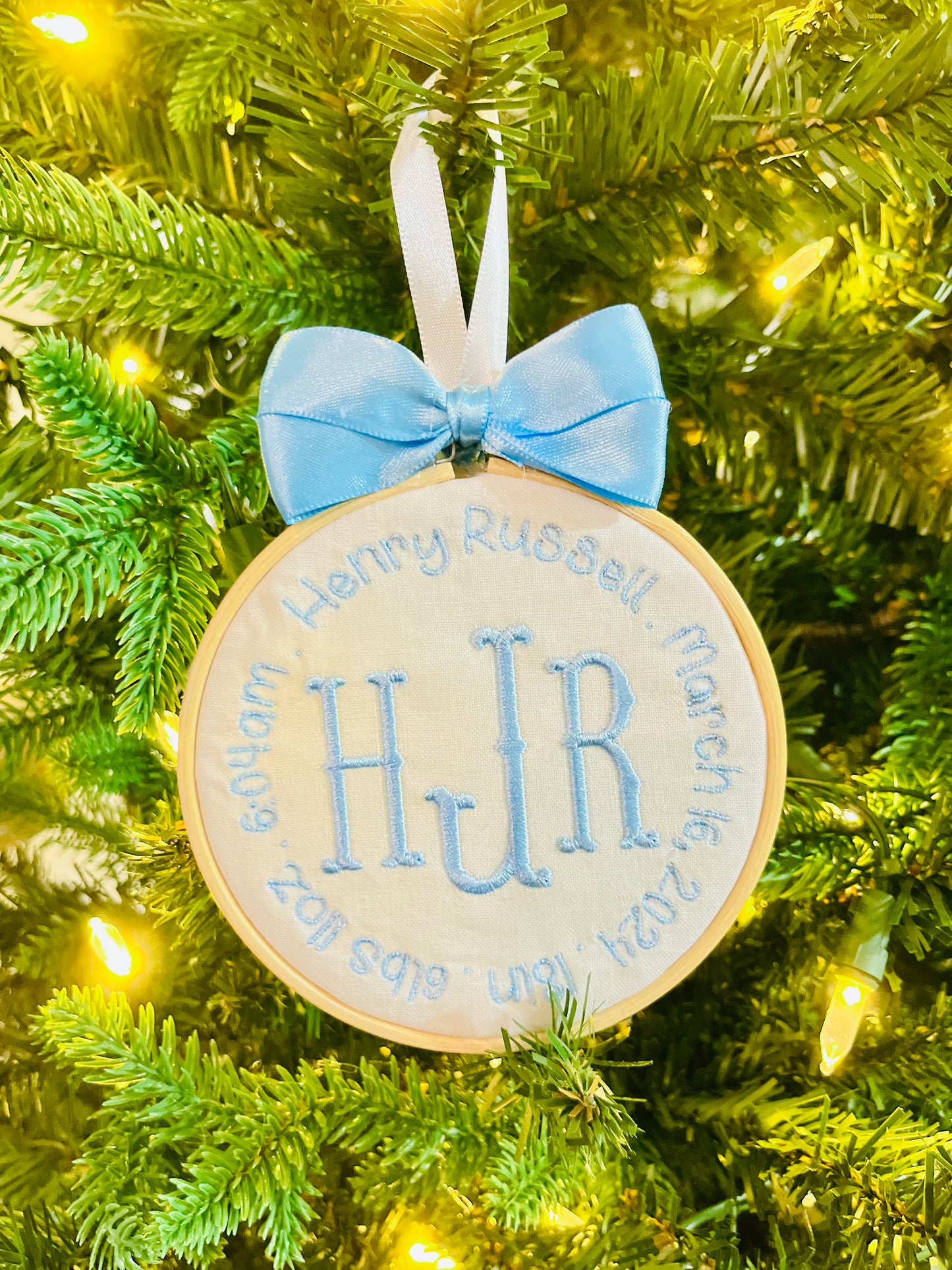 Boy Keepsake Christmas Ornament