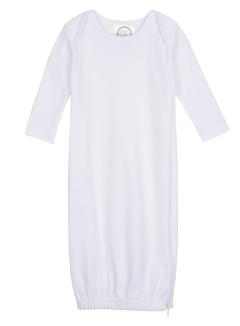 Embroidered Baby Boy Gown