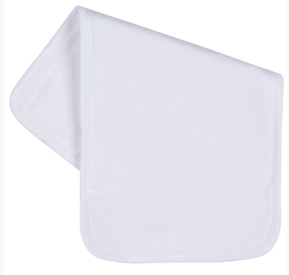 Embroidered Baby Boy Gown, Bib, & Burp Cloth Bundle