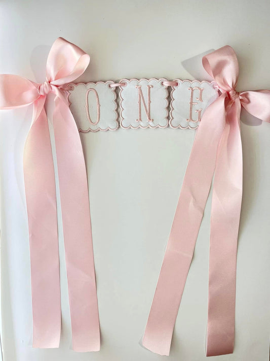 Simple Bow Birthday Banner