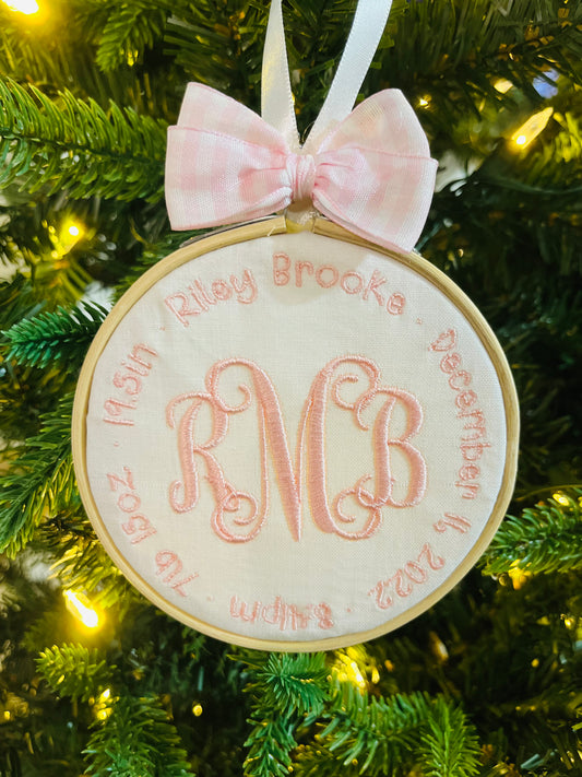 Girl Keepsake Christmas Ornament
