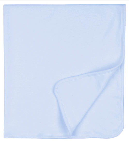 Embroidered Plain Receiving Blanket