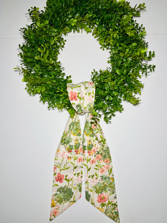 Spring/Summer Floral Wreath Sash